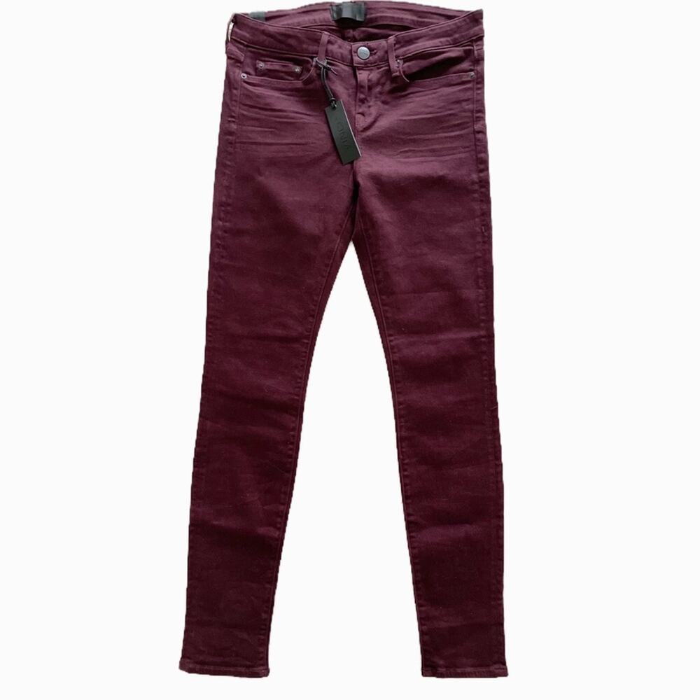 Vince Skinny Jeans in Shiraz Burgundy Size 29 NWT